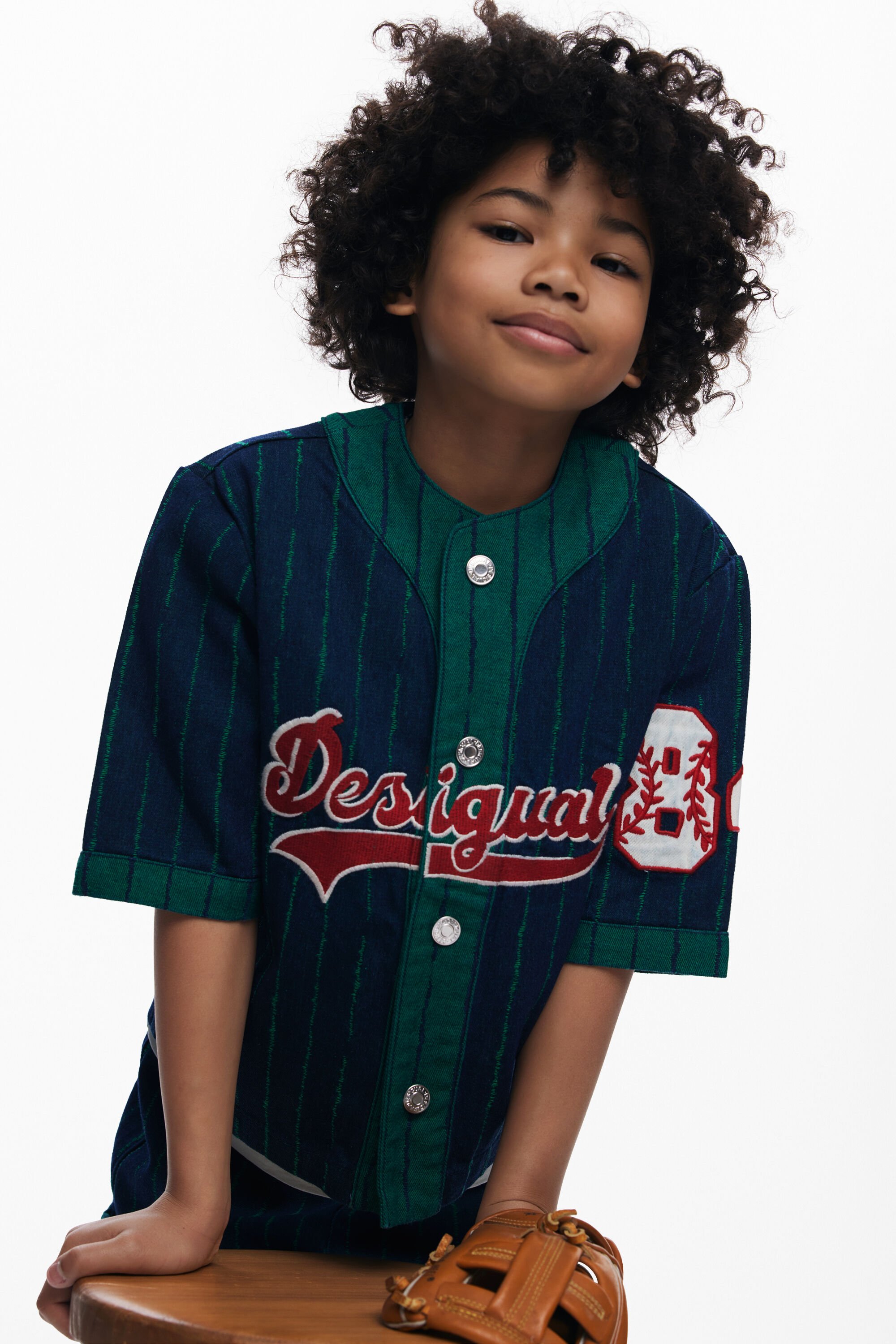Denim sports shirt