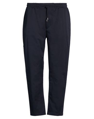 Man Pants Navy Size XL Cotton, Elastane
