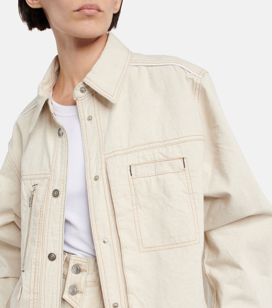 Pearl denim jacket