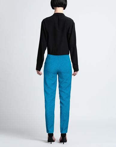 Woman Pants Deep teal Size M Polyester