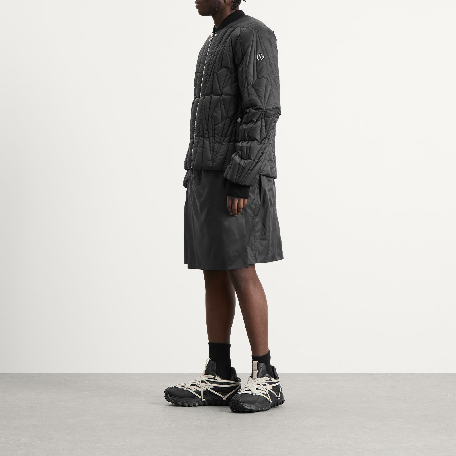 Rick Owens x Moncler Kiltshorts in Black