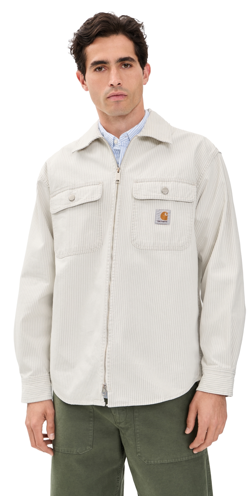 Mercer Shirt Jacket Mercer Stripe/Graphite/Wax