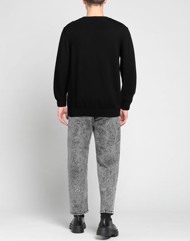 Man Sweater Black Size 48 Virgin Wool