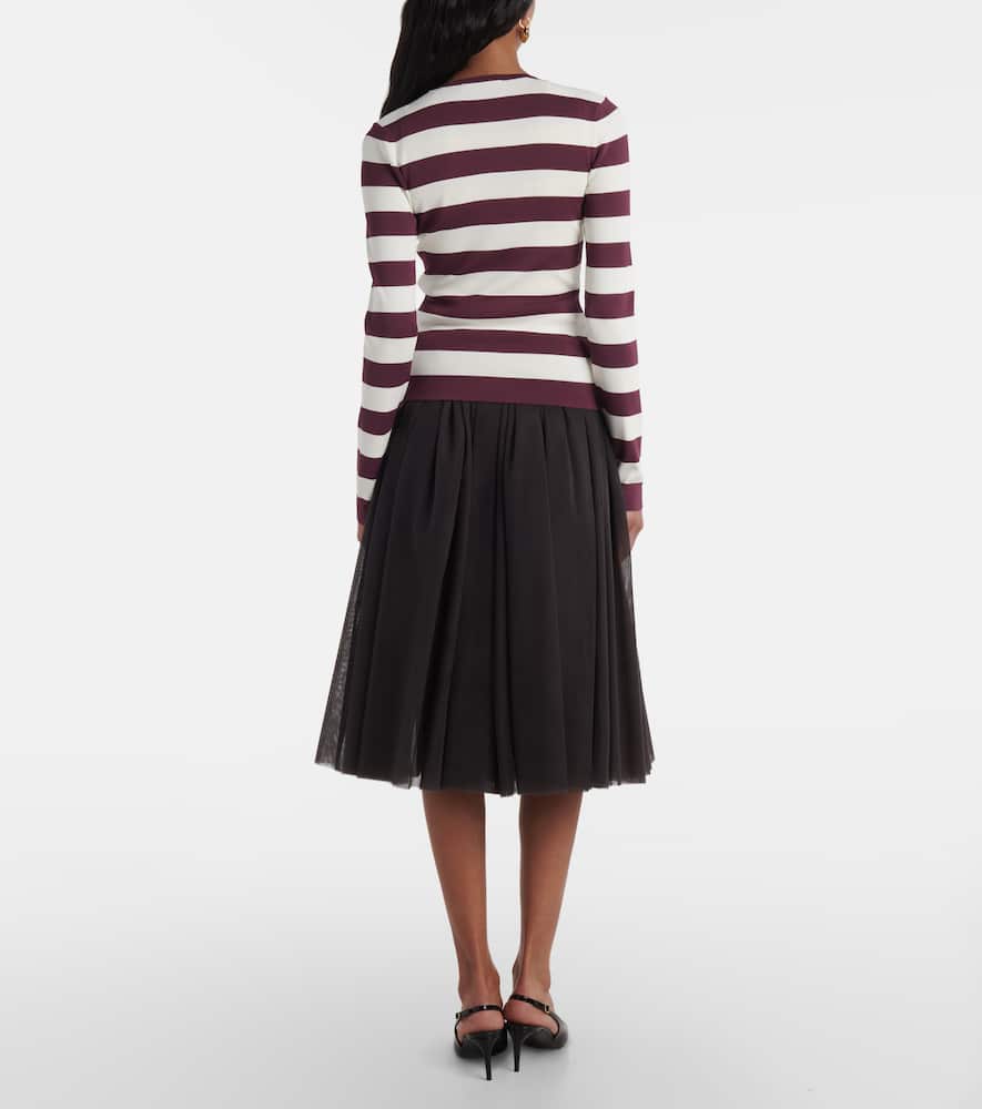 Striped cardigan