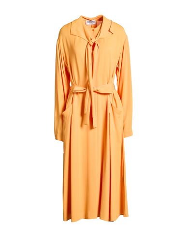 Woman Midi dress Mandarin Size 4 Viscose