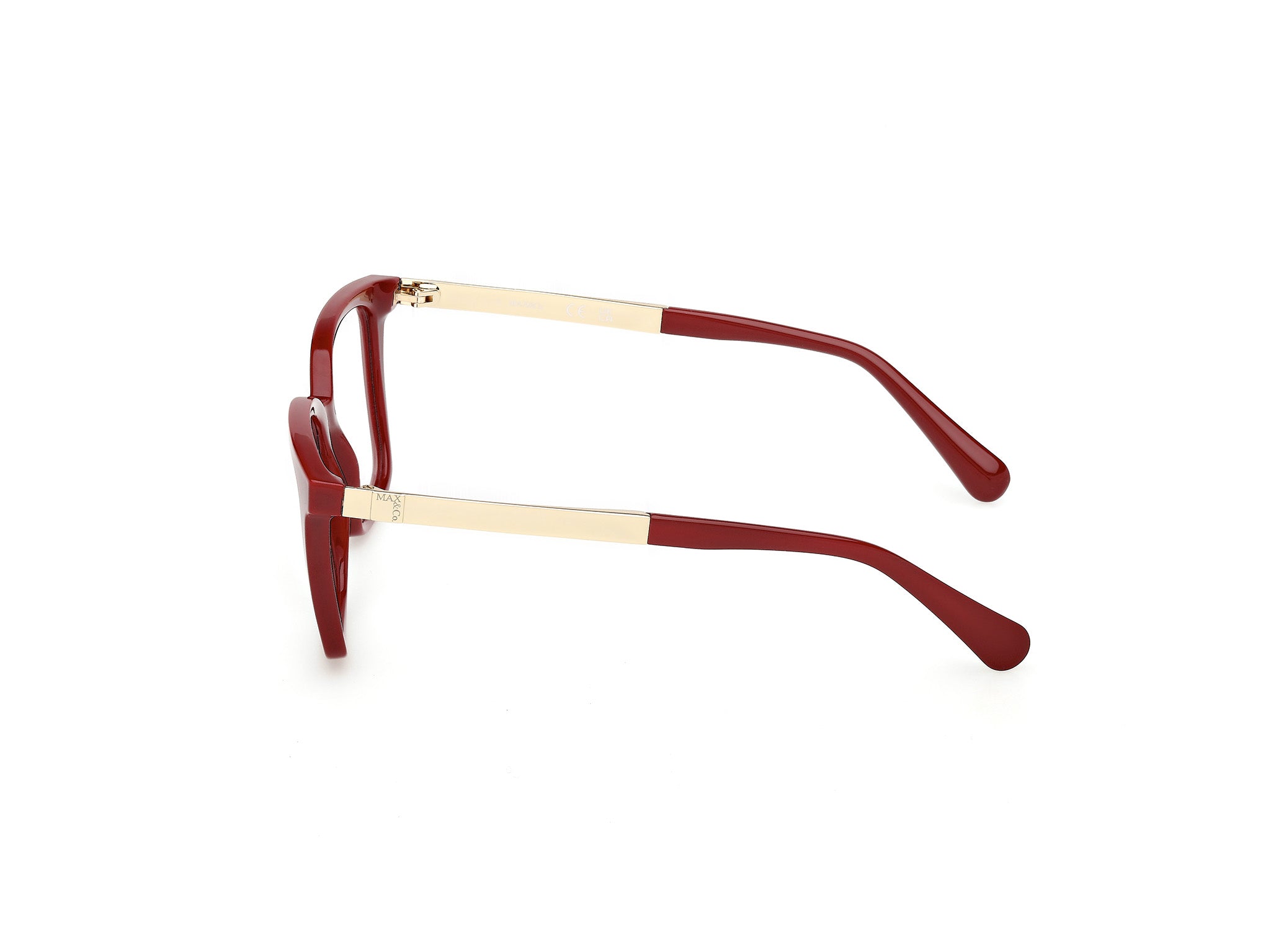 MAX&Co Mujer MAX&Co MO5189 066 Monturas ópticas Inyectado Rojo Cuadrada Norma