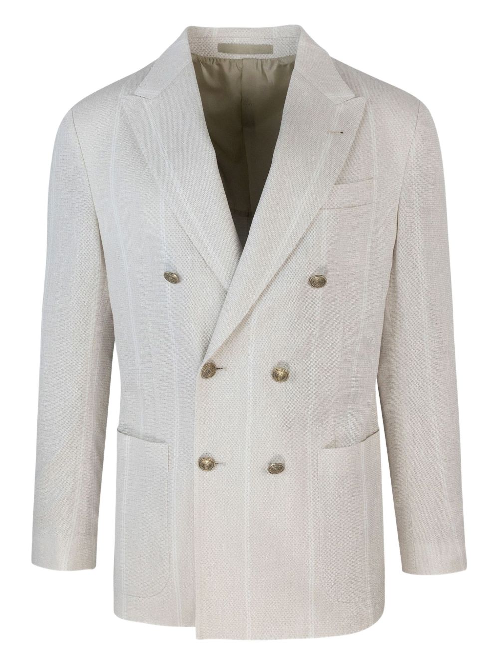 Eleventy striped blazer - Neutrals