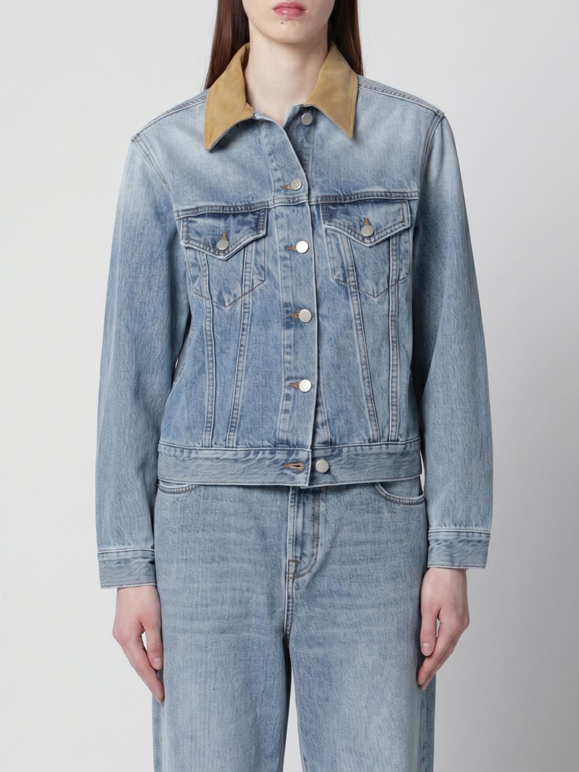 Jacket Woman color Denim