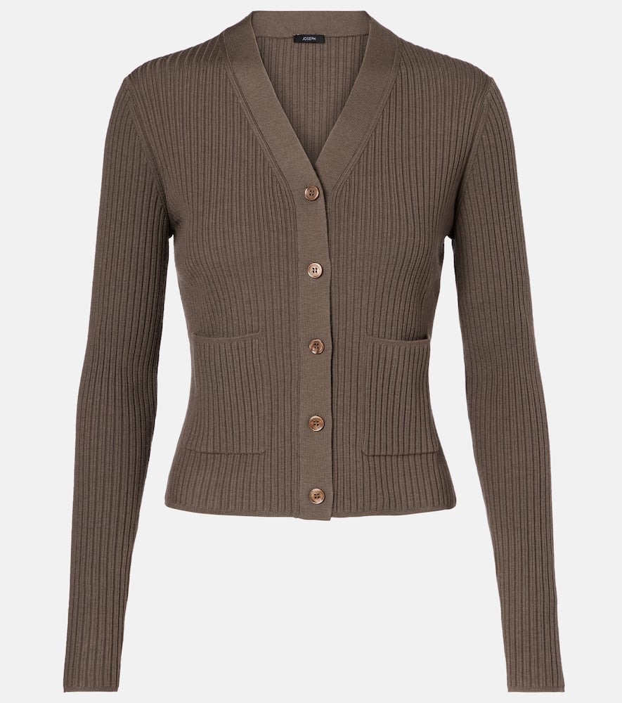 Wool-blend cardigan
