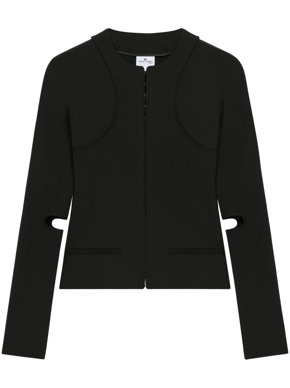Scuba fitted jacket - Black