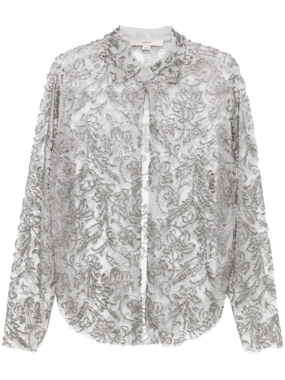 Open-front shirt - Grey