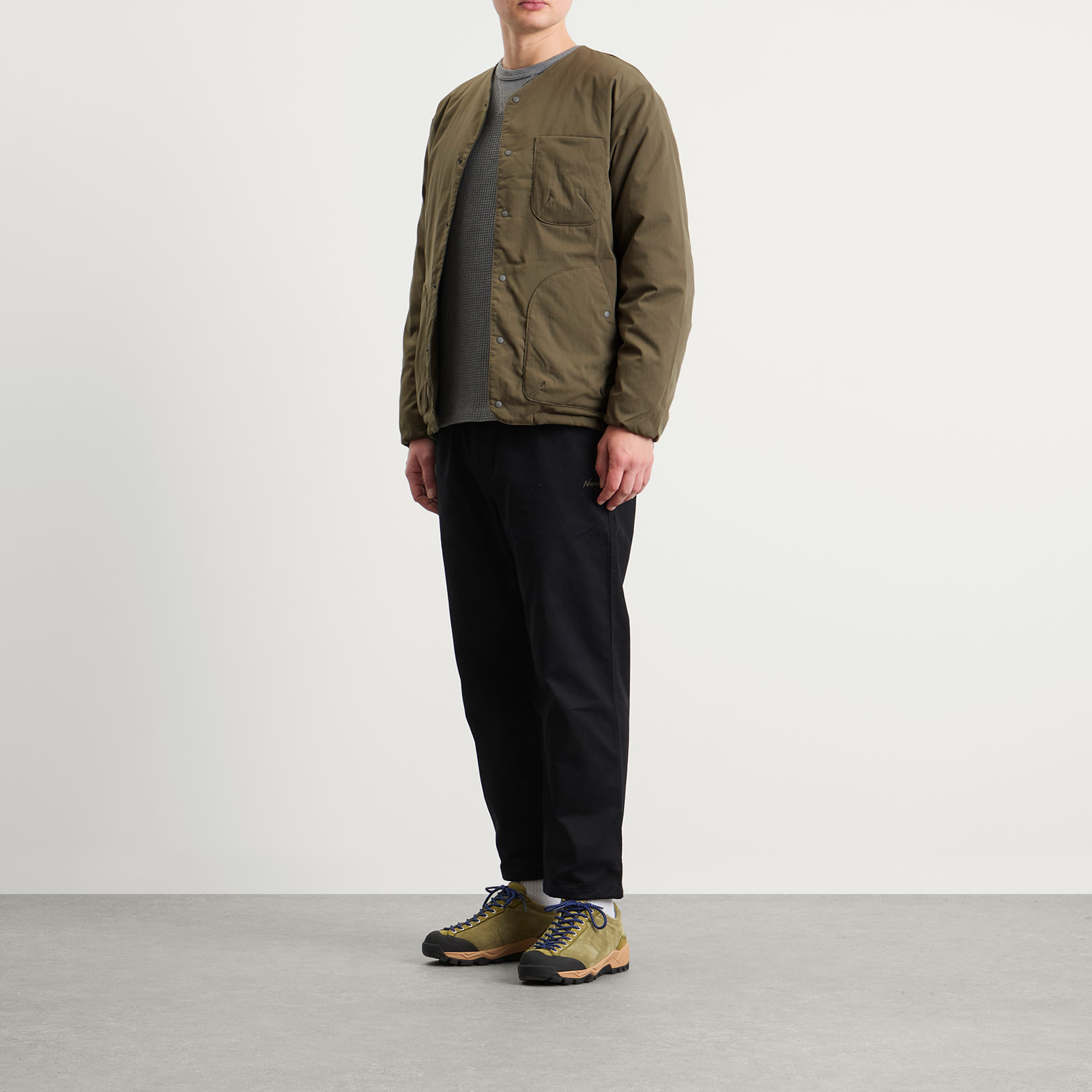 Men's Hinoc Ripstop Inner Down Cardigan Army Green