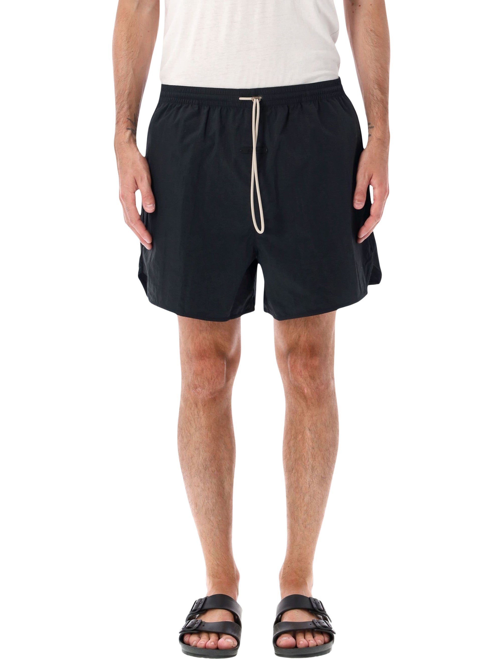 Fear of God Essentials Stretch Nylon Swim Shorts with Mini Logo Label
