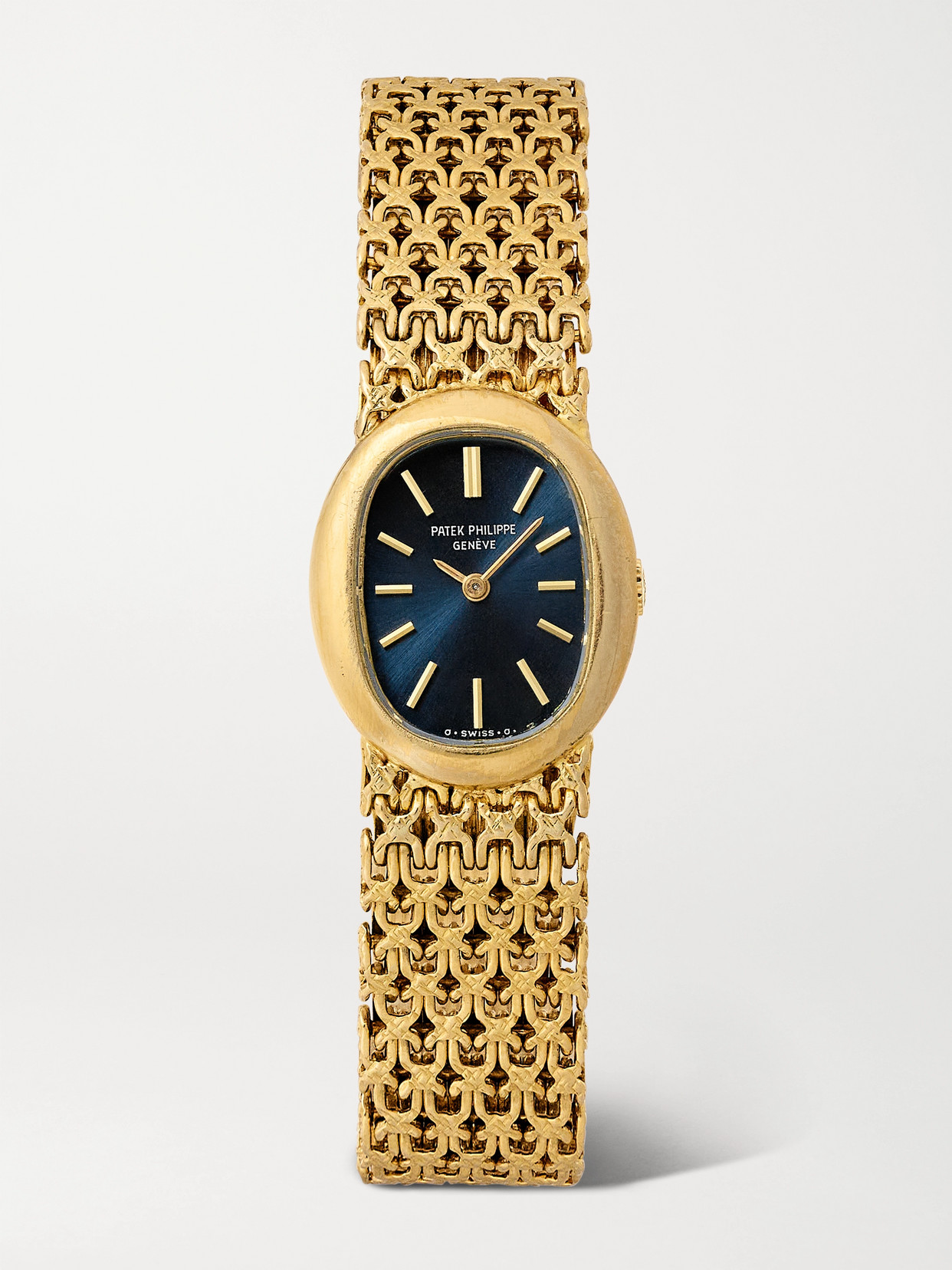 + Patek Philippe Vintage 1980s Ellipse Hand-wound 18-karat Gold Watch, Ref. 4198/1 (6.5'' Wrist) - One size