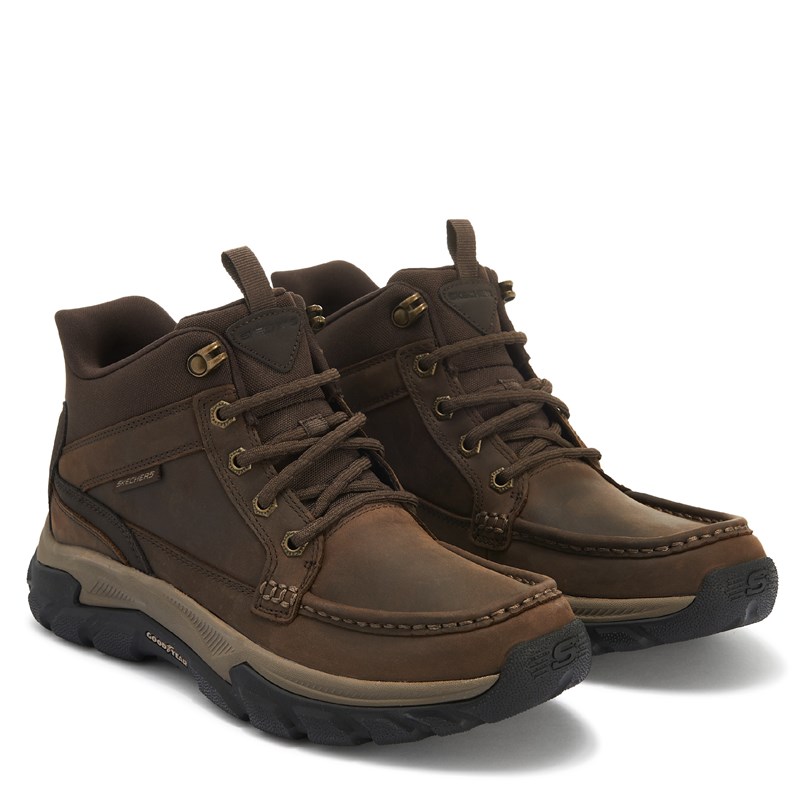 Men's Slip-Ins Hagler Goodyear Moc Toe Boots (Cocoa Dark Brown)