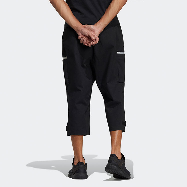 Th 34pnt Wv Ext Sports Stylish Cropped Pants Black