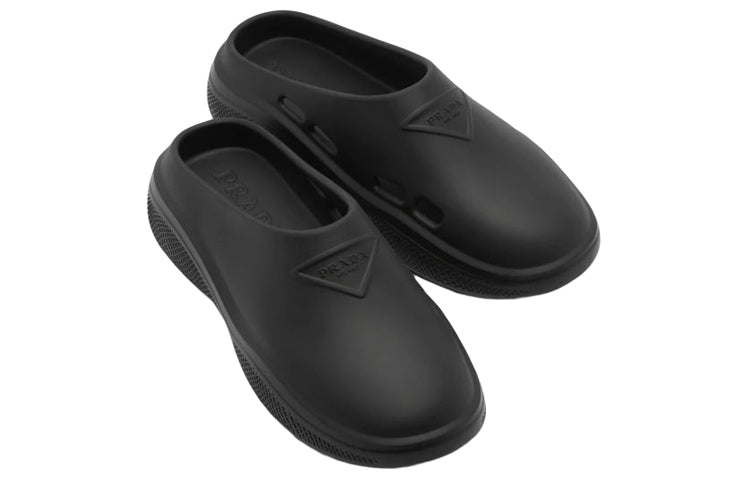 (WMNS) Foam Rubber Mules 'Black'