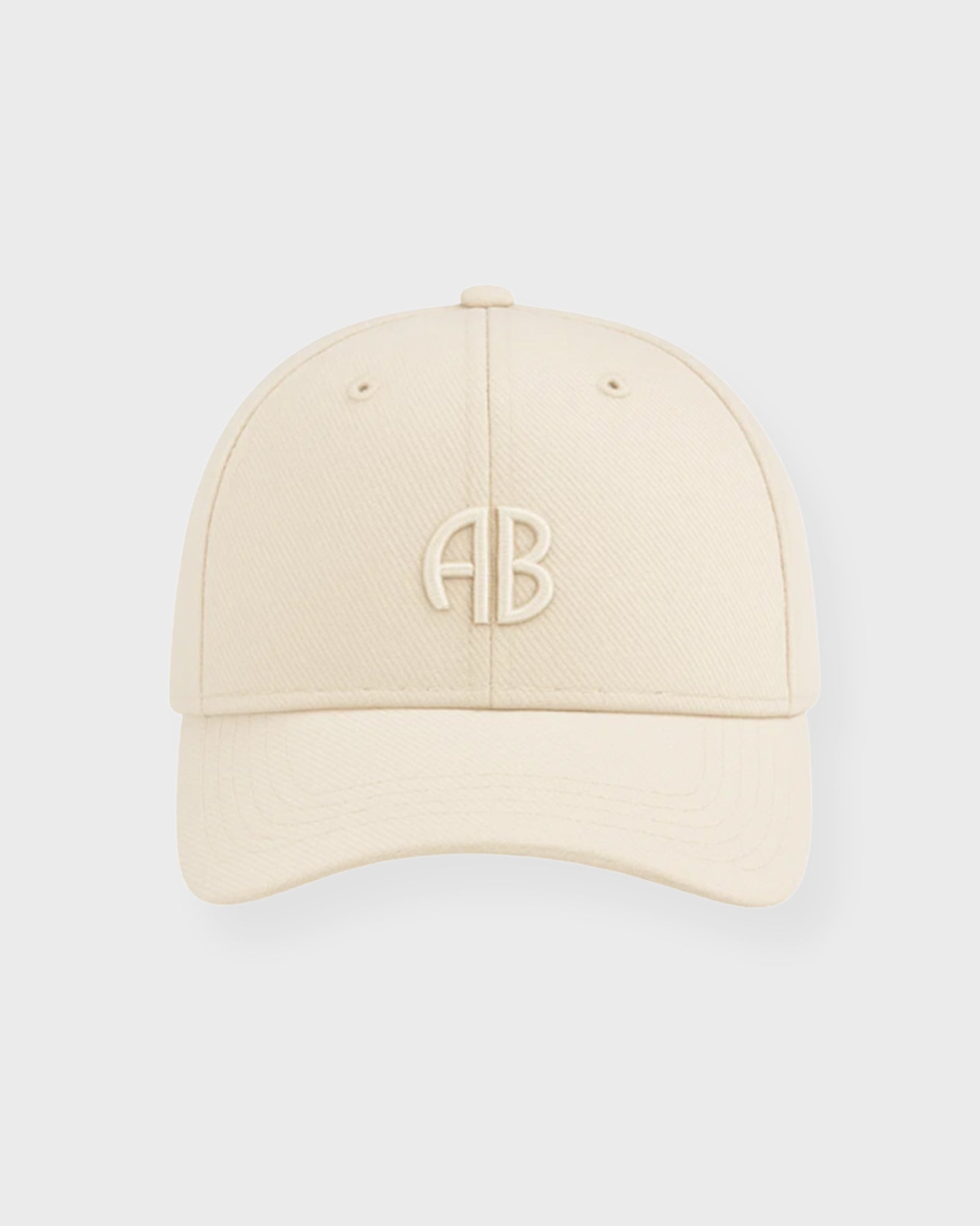 Anine Bing Cap Jermey Baseball Beige ONESIZE