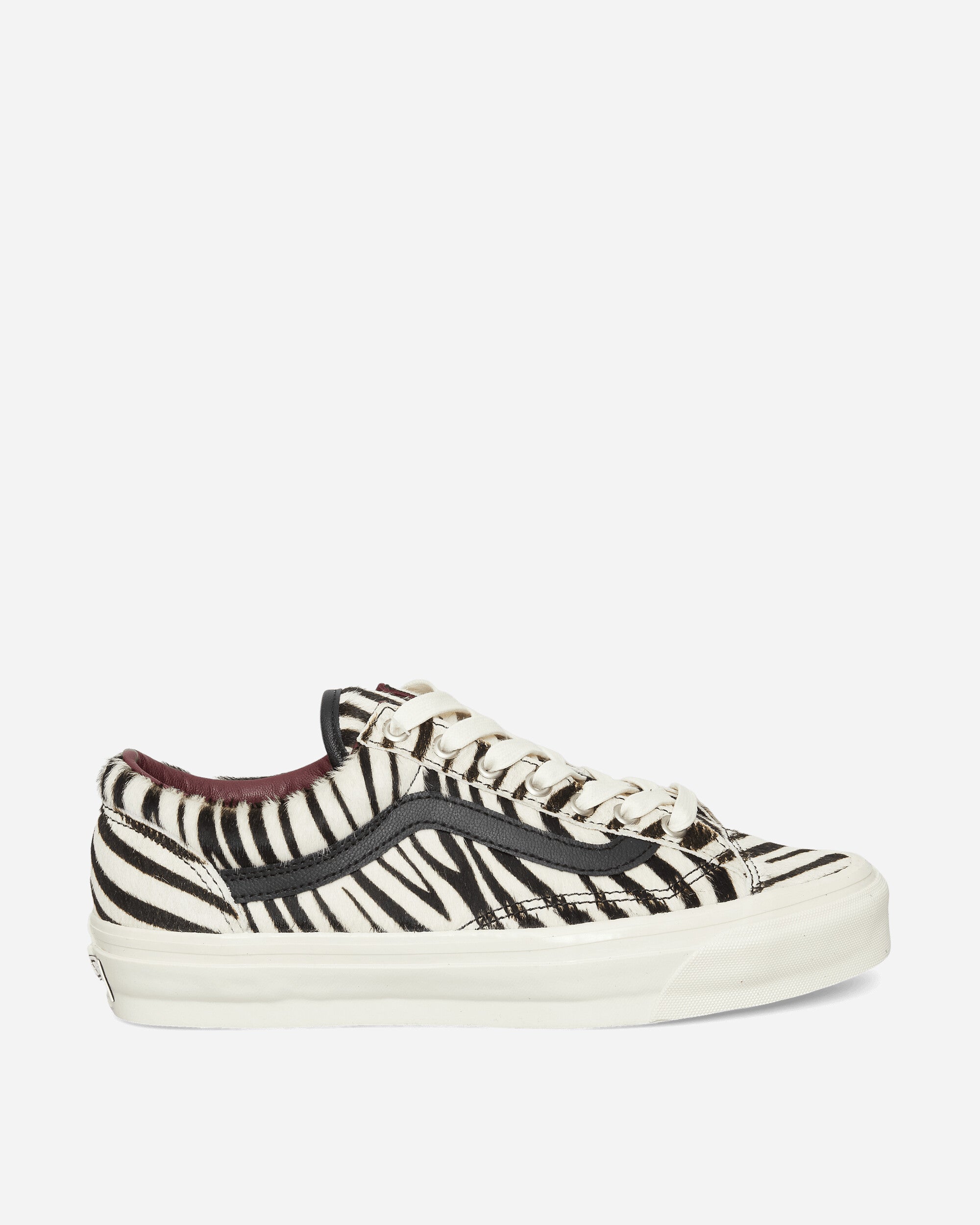 Old Skool Pony Hair Sneakers Zebra