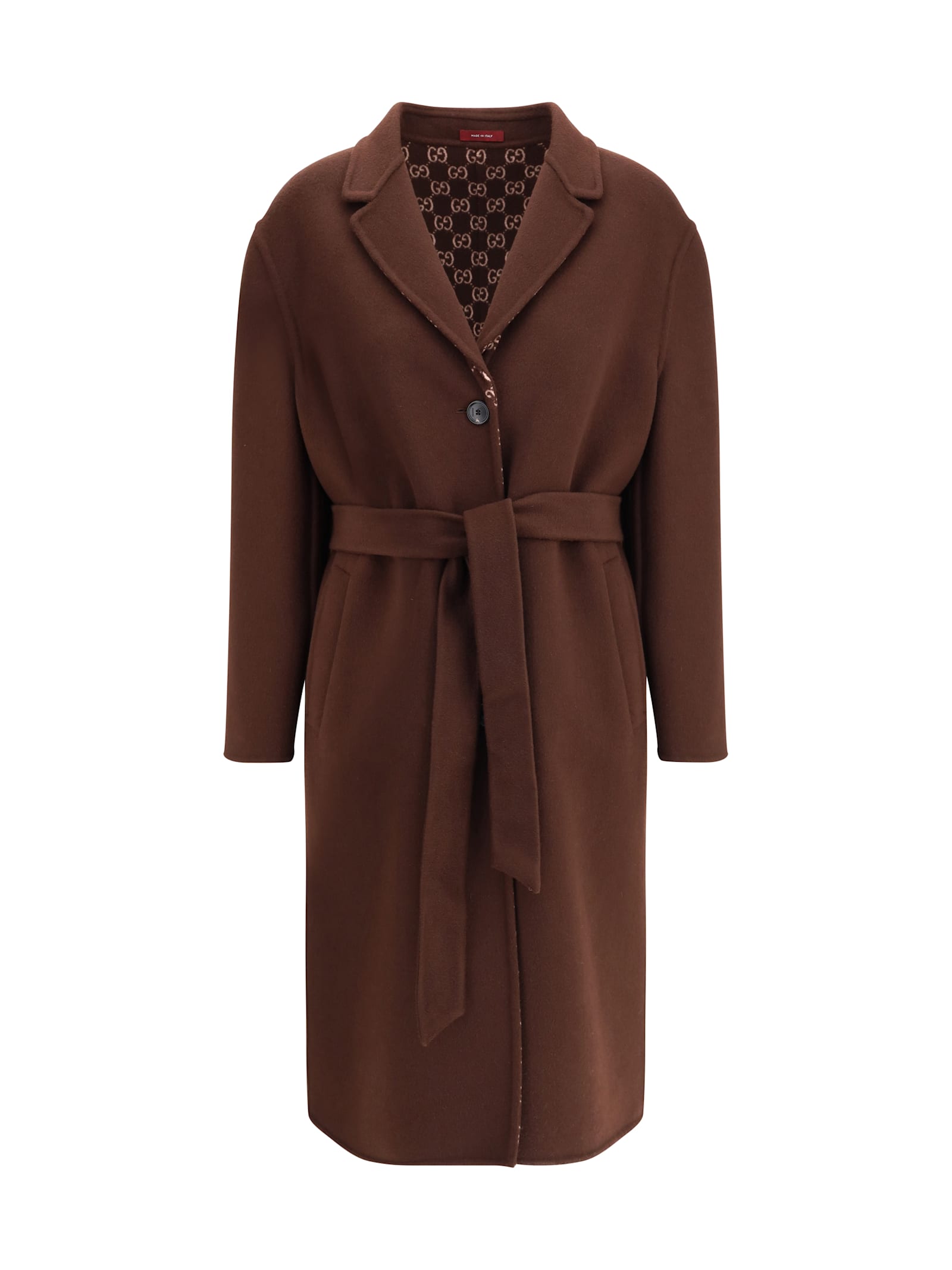 Button-fastening Coat