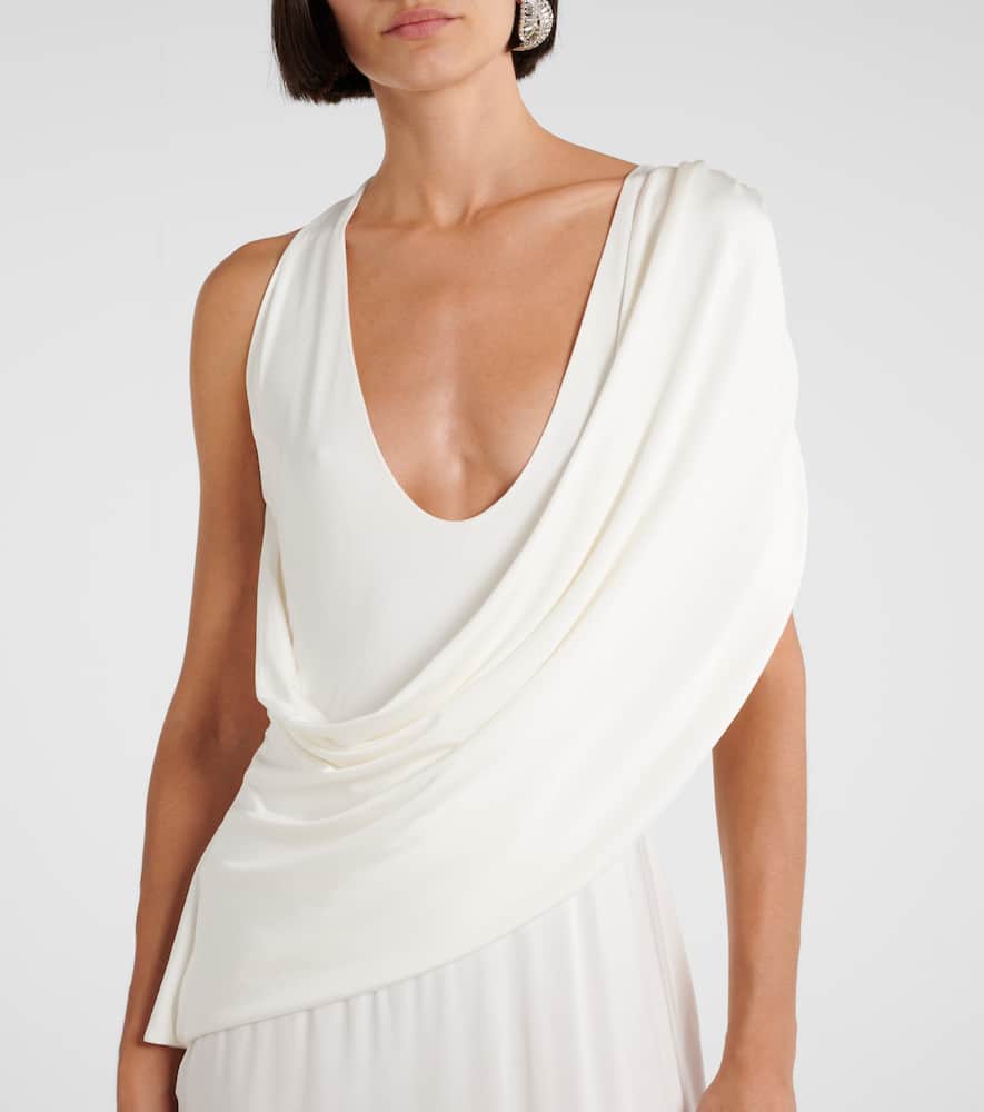 Draped gown