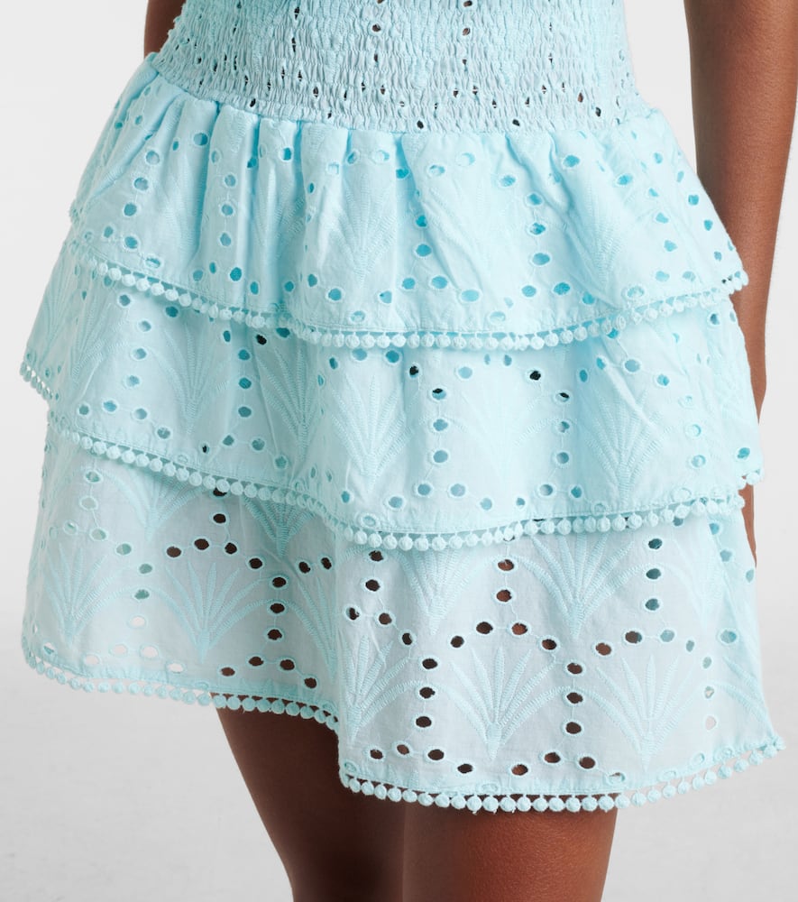Jess cotton crochet minidress