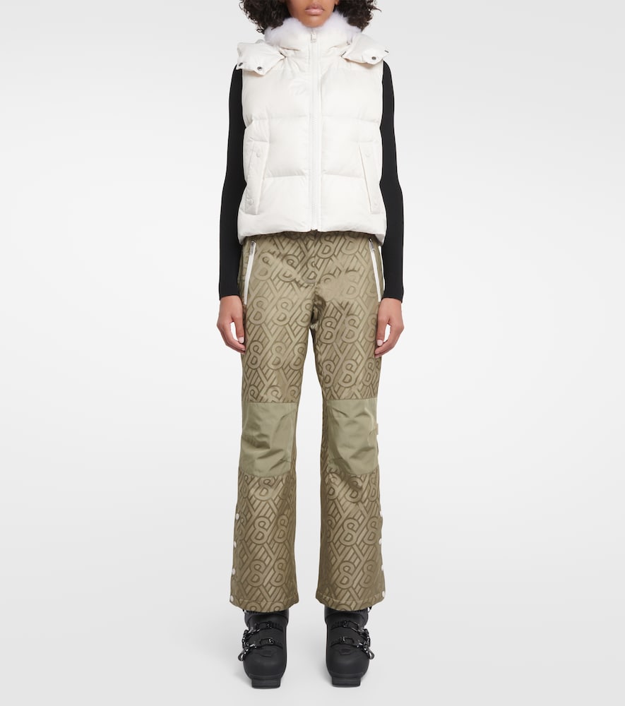 Logo printed ski pants
