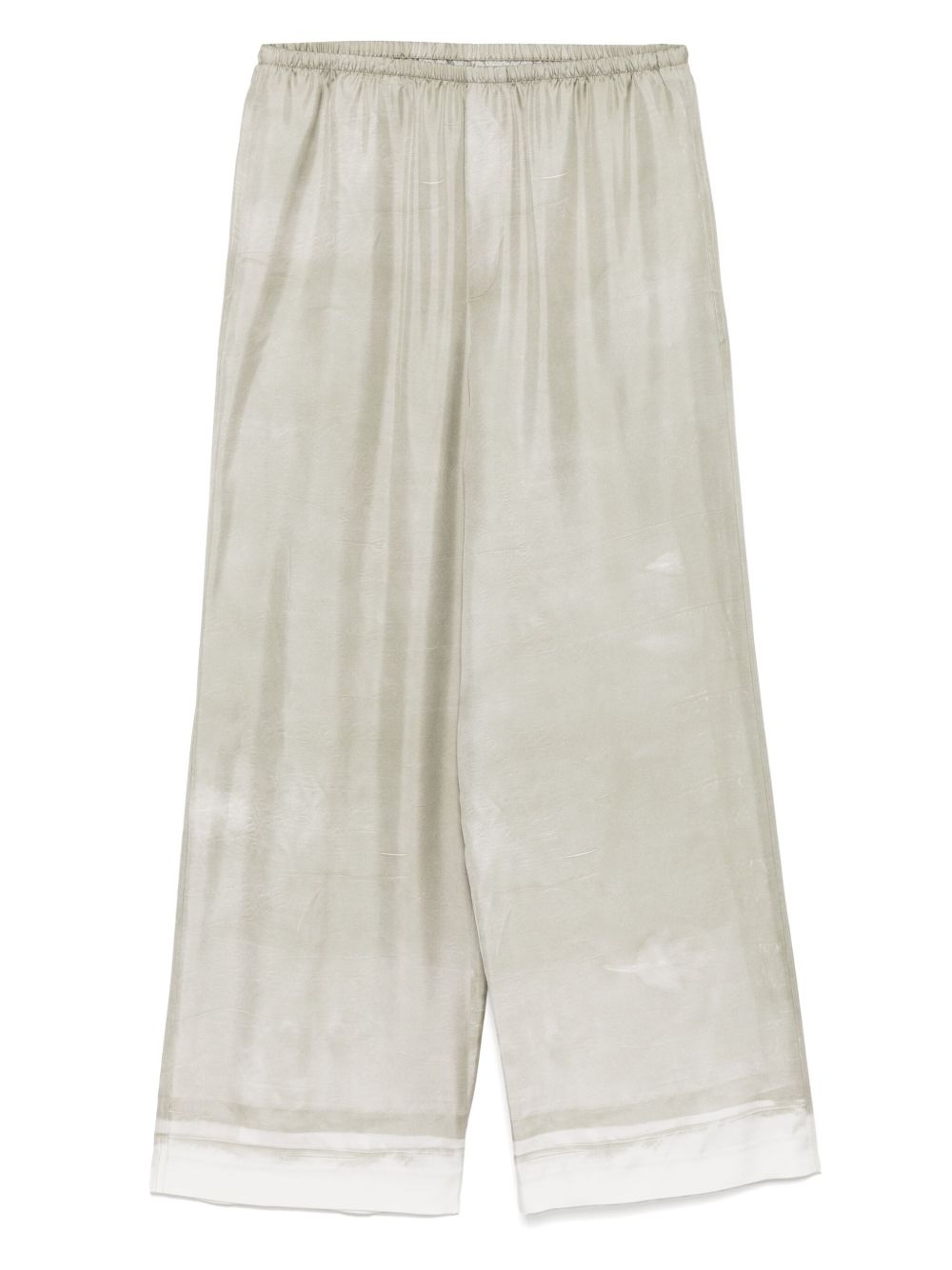 Patterned trousers - Green