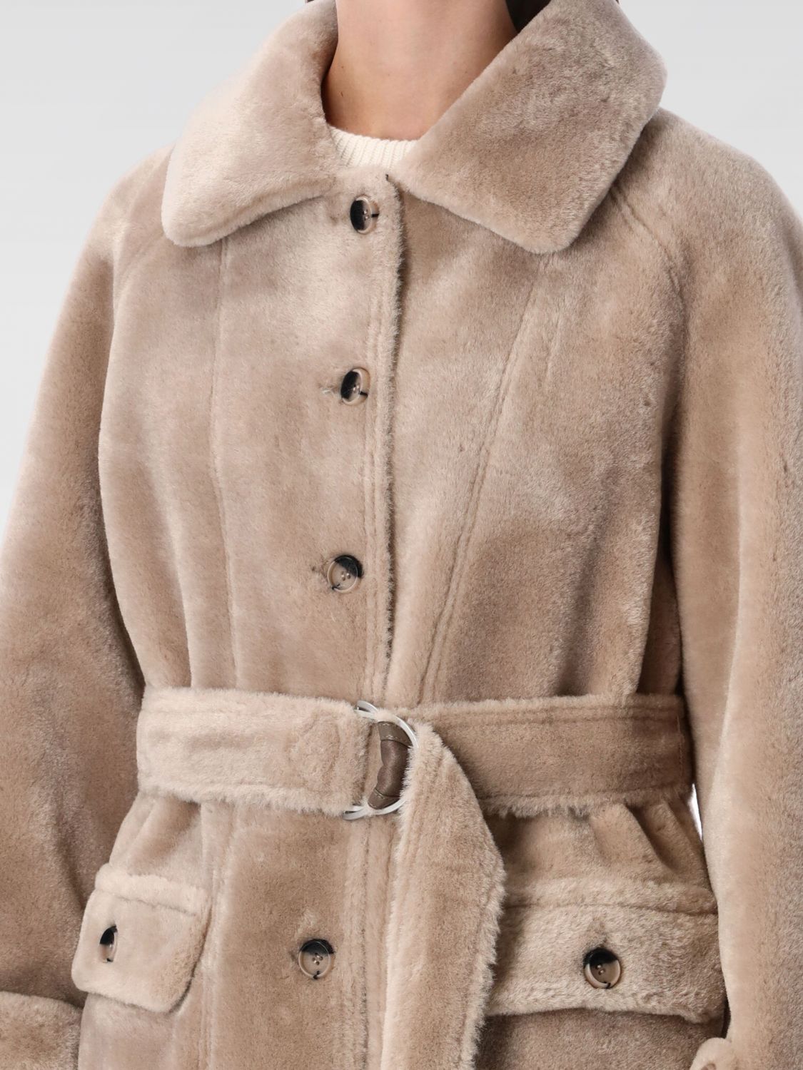 Coat Woman color Beige