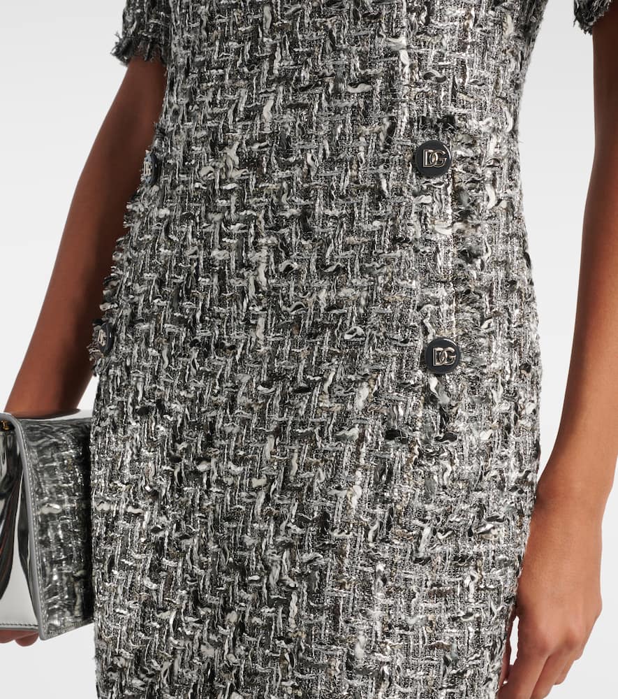DG tweed lamé minidress