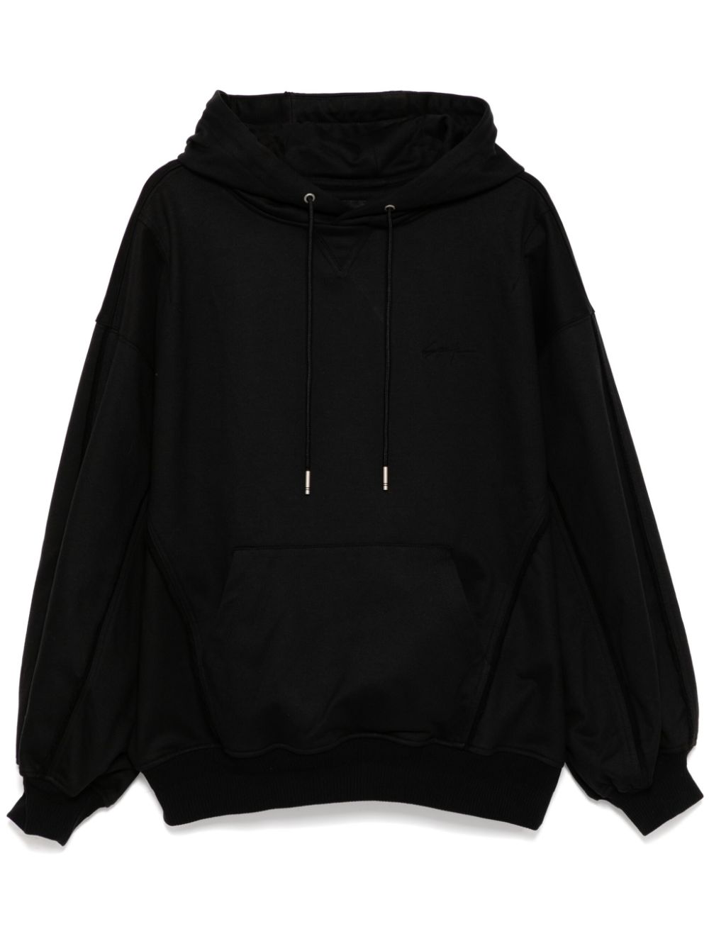 Justice league embroidered hoodie - Black