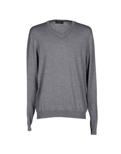 Man Sweater Grey Size 38 Wool, Polyamide