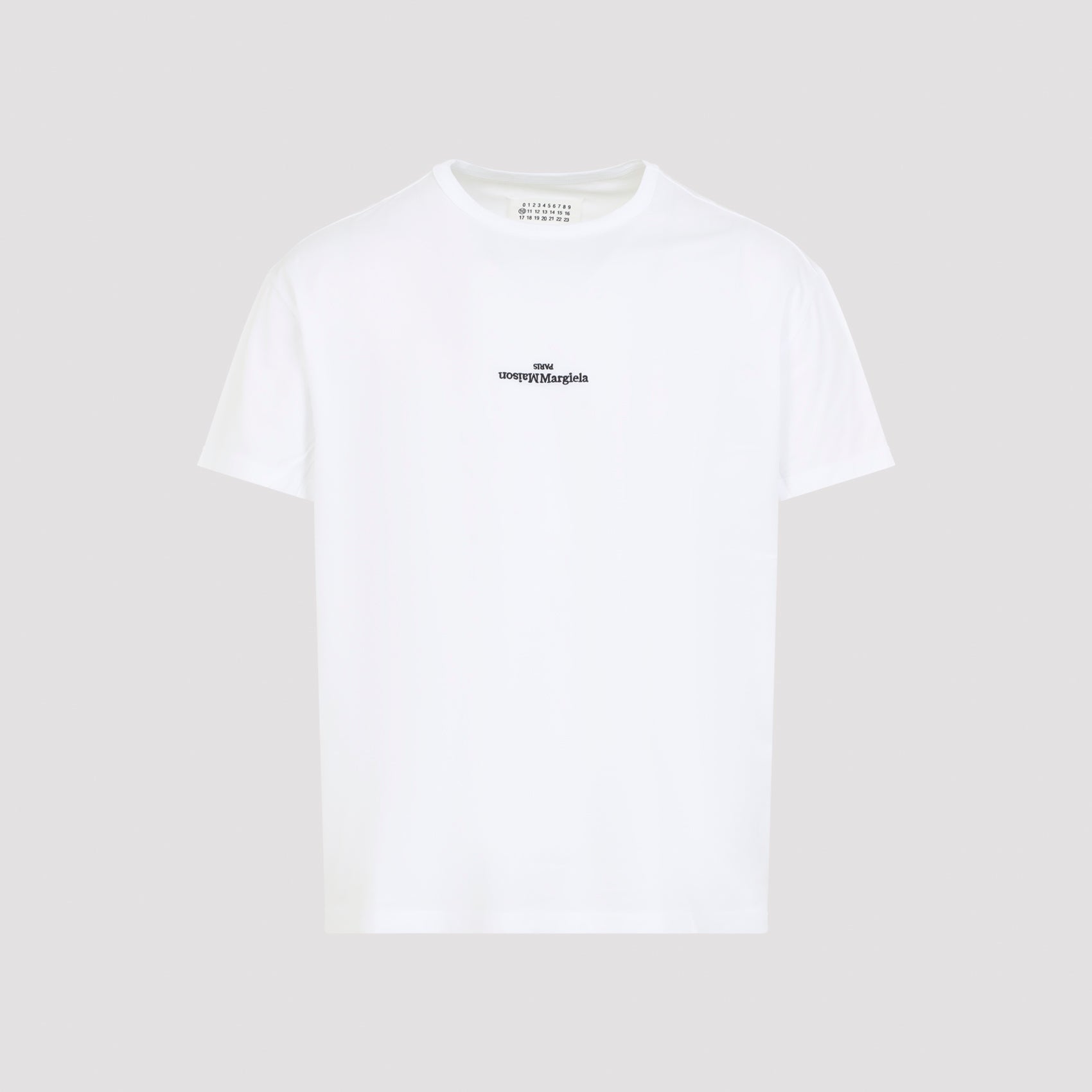 Reversed Logo Cotton T-Shirt for Men