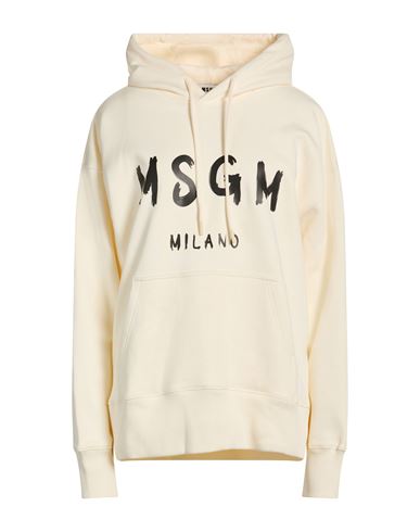 Man Sweatshirt Ivory Size S Cotton