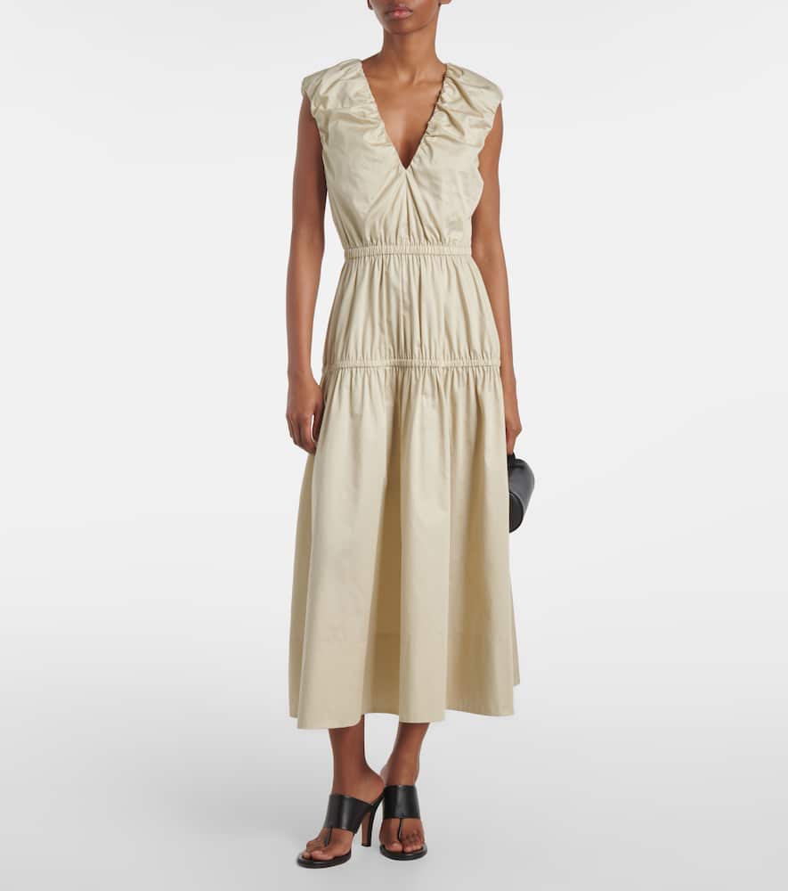 Cotton midi dress