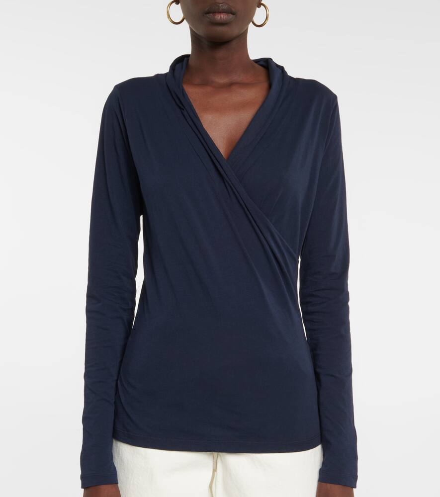 Meri cotton wrap top