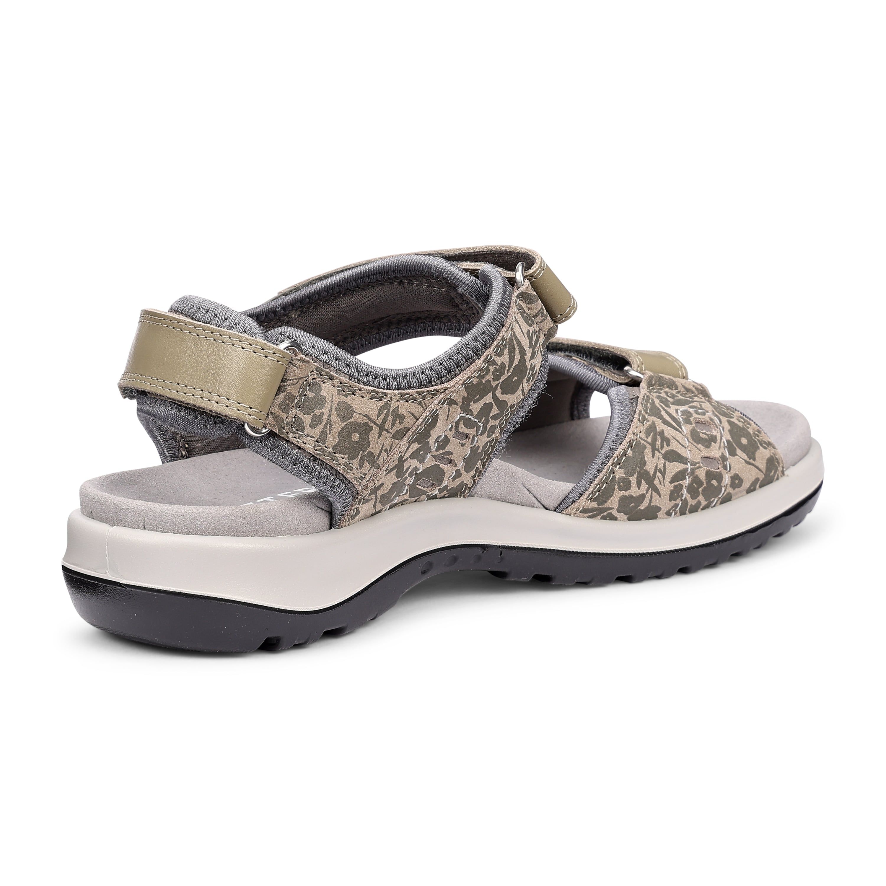 Hotter Women's Wide 'Walk II' Sandals in Khaki