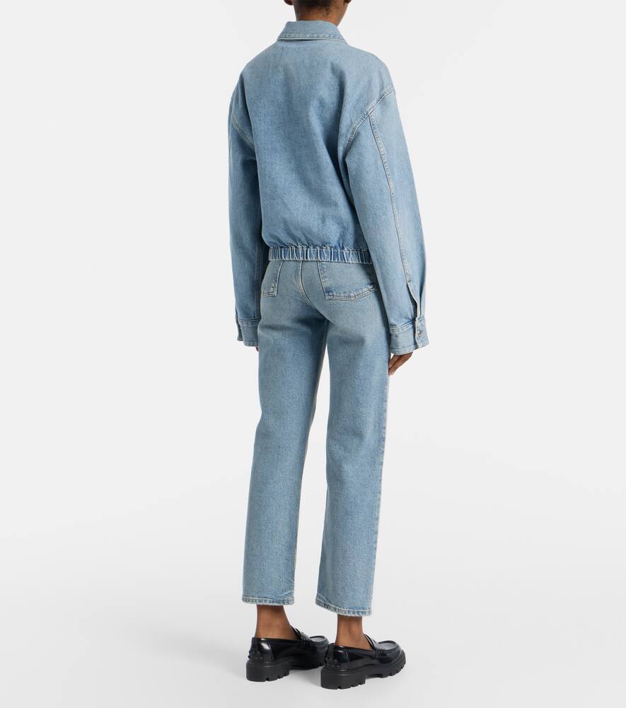 Nile zipped denim jacket