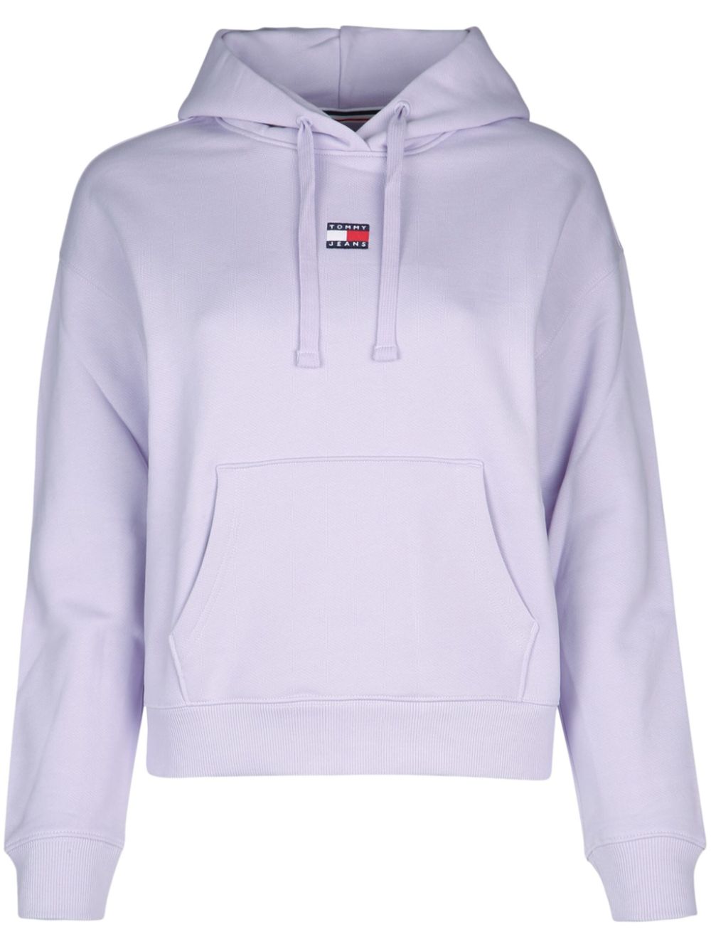 Logo-patch hoodie - Purple