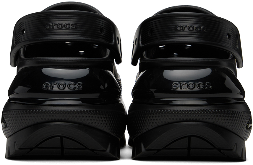Crocs Black Mega Crush Clogs