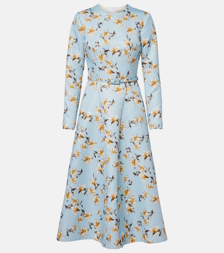 Ucellina floral midi dress