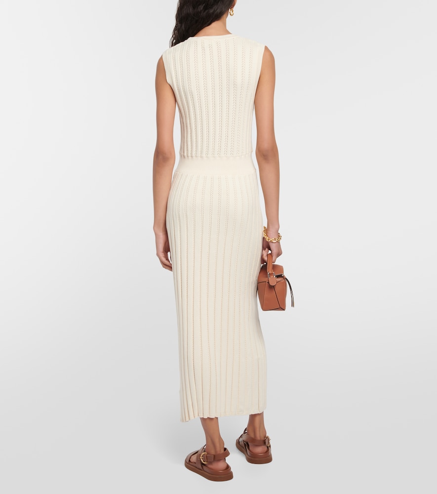 Florian ribbed-knit maxi dress