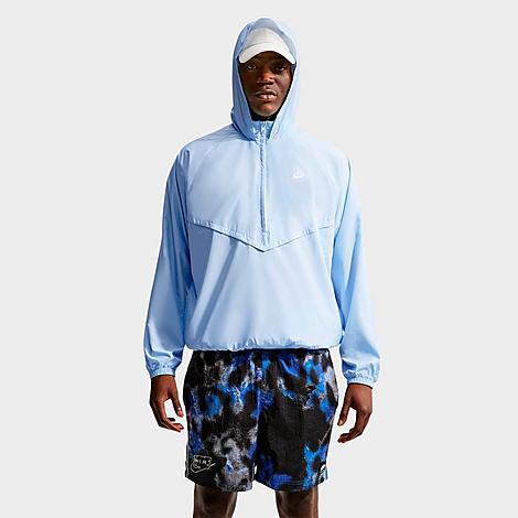 Men's Windrunner Lightweight Half-Zip Jacket in Hydrogen Blue/White
