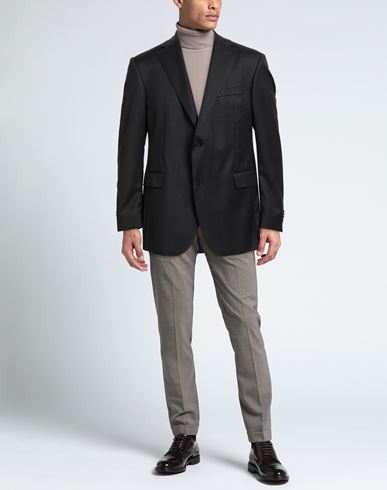 Man Blazer Charcoal Size 38 Virgin Wool