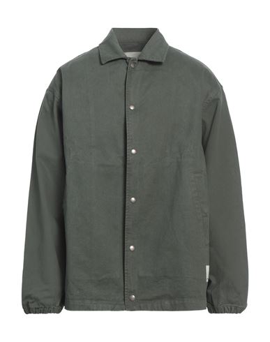 Man Jacket Green Size 36 Cotton