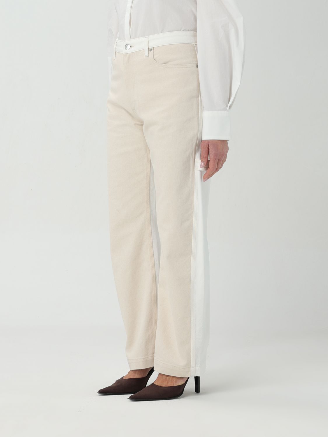 Jeans Woman color White