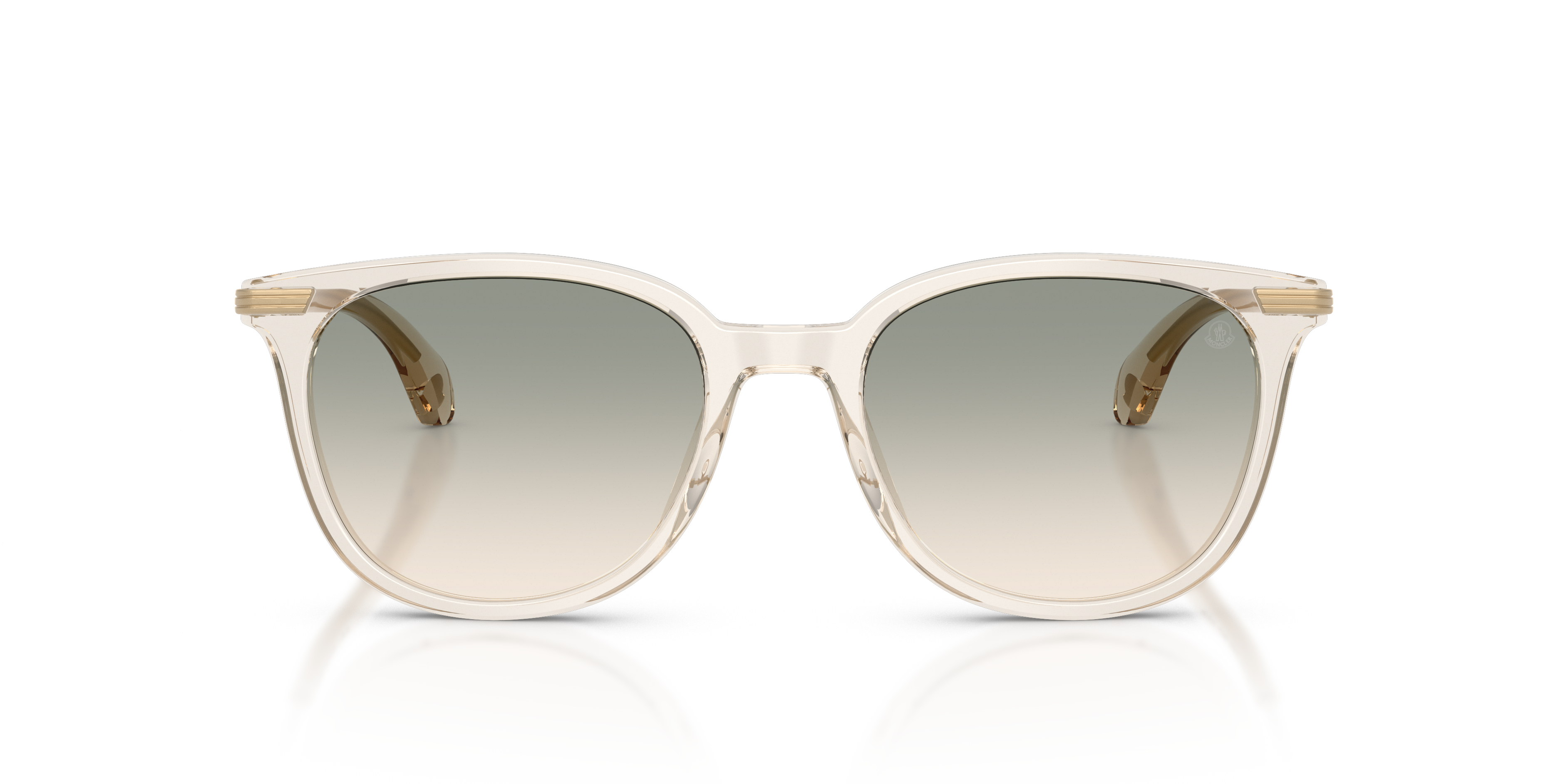 Moncler Unisex Moncler ME6013 KORRA 30032C Gafas de sol Acetato Marrón Marrón Redonda Normal Matizado