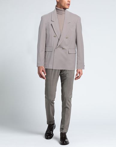 Man Blazer Taupe Size 38 Virgin Wool, Polyester, Elastane