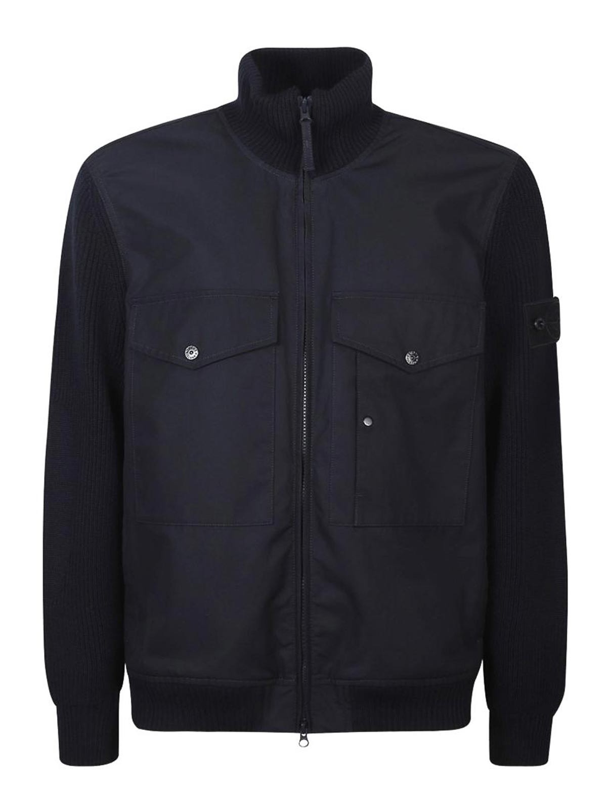 Navy Blue Cotton Jacket