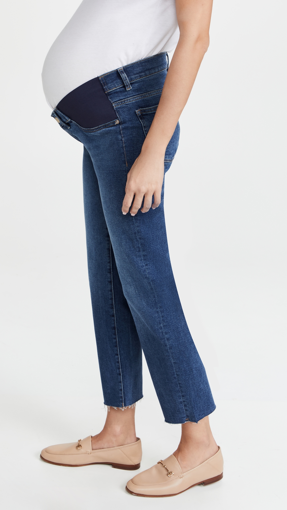 Patti Straight Maternity Ankle Jeans Seaborn Raw